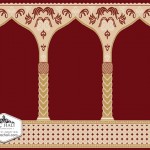 Taç Seccadeli Cami Halısı ASB 04