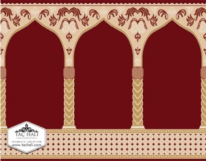 Taç Seccadeli Cami Halısı ASB 04
