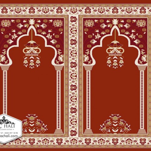 Taç  Seccadeli Cami Halısı ASTM 05