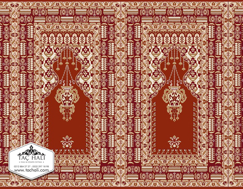Taç Seccadeli Cami Halısı ASTM 07