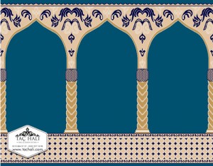 Taç Seccadeli Cami Halısı ASB 04