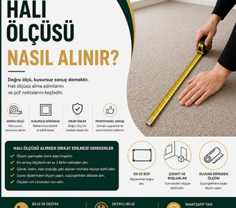 Halı döşemesi için ölçü nasıl alınır?
