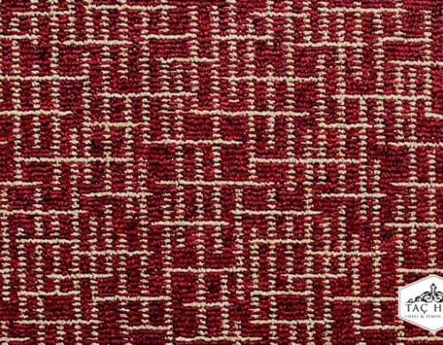 Bukle Halı Çizgi Bordo