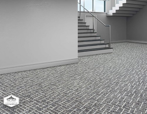 Bukle Halı Çizgi Gri