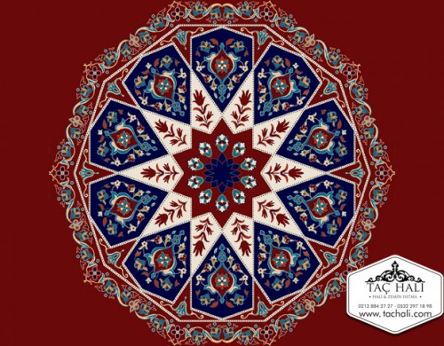 Taç Göbekli Cami Halısı AGTM 09
