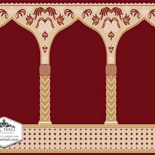 Taç Seccadeli Cami Halısı ASTM 04
