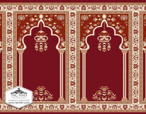 Taç  Seccadeli Cami Halısı ASB 05