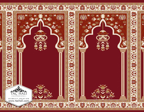 Taç  Seccadeli Cami Halısı ASKM 05