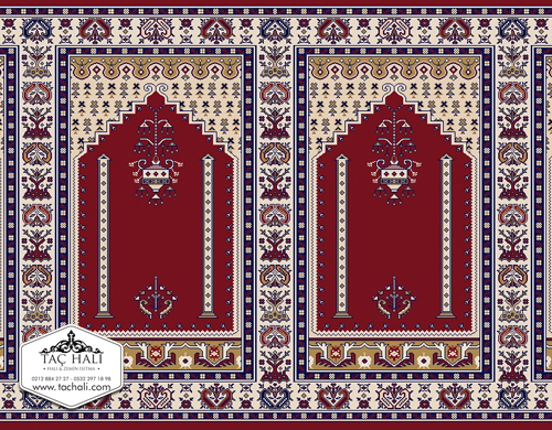 Taç Seccadeli Cami Halısı ASB 06 Taç Seccadeli Cami Halısı ASB 06