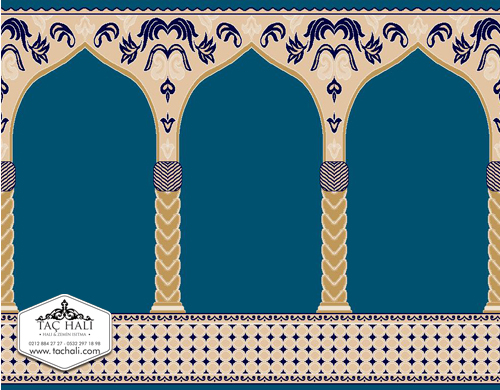 Taç Seccadeli Cami Halısı ASTM 04