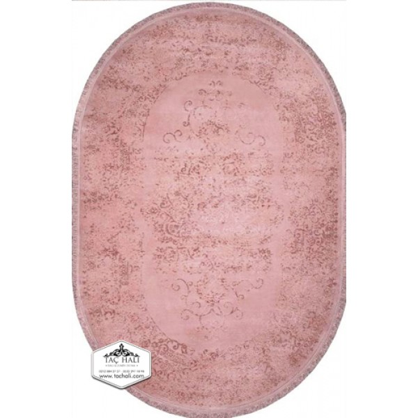 RUBA TH 11873 PEMBE OVAL HALI 80x150 cm