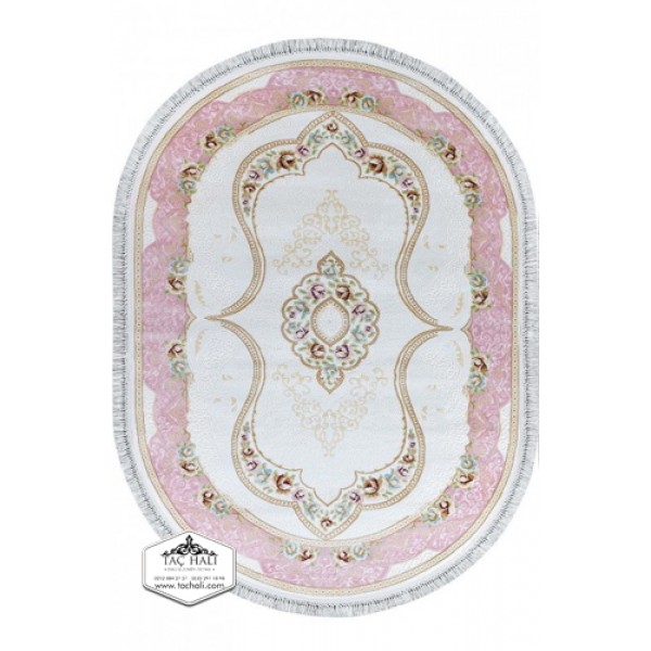 VERSAGE TH 10369 PEMBE OVAL HALI 80x150 cm